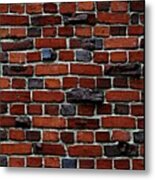 Just Another Brick In The Wall Metal Print