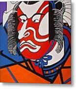 Kabuki Actor 2 Metal Print