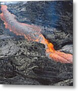 Kilauea Lava Flow Metal Print