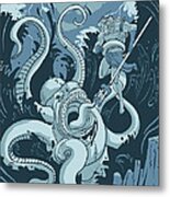 King Neptune Metal Print