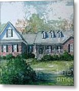 Knox's Home Illustration Metal Print