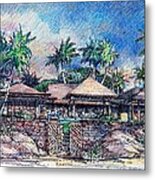 Kona Residence Metal Print