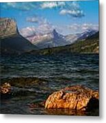 Lake St Mary Glacier National Park Metal Print