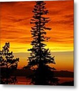 Lake Tahoe Sunset Metal Print