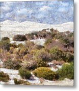 Lancelin White Sands Metal Print