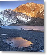 Laurel Mountain Dusted With Snow Metal Print