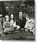 Lewis Carroll, Mrs. George Macdonald And Metal Print