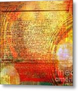 Light Word Metal Print