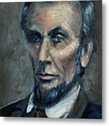 Lincoln Portrait #2 Metal Print