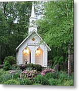Little Church In The Mountains Metal Print