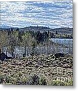 Little House In The Mountains Metal Print
