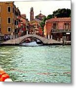 Living On The Water Metal Print