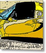 Lotus Elise Side Study Metal Print