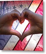 Love From America Metal Print