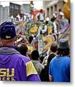 Lsu Mardi Gras Metal Print