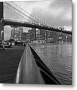 Manhattan Bridge Metal Print