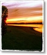 #memories #summer #sunset #night #beach Metal Print