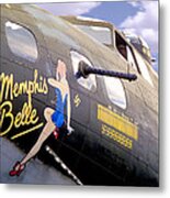 Memphis Belle Noce Art B - 17 Metal Print