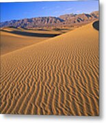 Mesquite Flat Sand Dunes Death Valley Metal Print