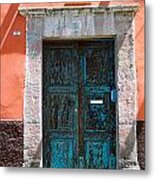 Mexico Door Metal Print