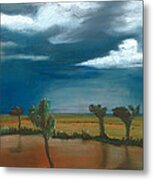 Monsoon In The Distance Metal Print