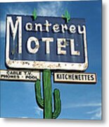 Monterey Motel Metal Print