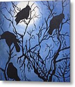 Moonlit Roost Metal Print