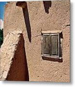 Morada Window Metal Print