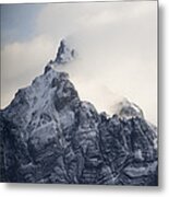 Mountain Peak In The Salvesen Range Metal Print