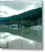 Multnomah Channel Sauvie Island Metal Print