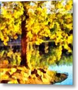 My Golden Tree Metal Print