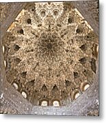 Nasrid Palace Ceiling Metal Print