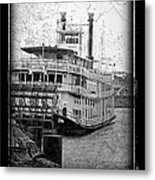 New Orleans Steamboat Metal Print