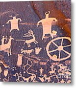 Newspaper Rock Metal Print