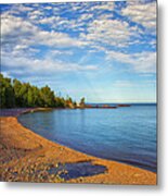 North Shore Beach Metal Print