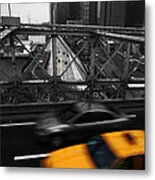 Nyc Yellow Cab Metal Print