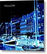 #nyhavn #copenhagen #denmark #landscape Metal Print