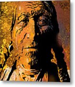 Oglala Elder Metal Print