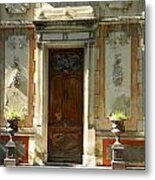 Old Entrance In Provence Metal Print