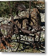 Old Plow 2 Metal Print