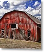 Old Red Barn Metal Print