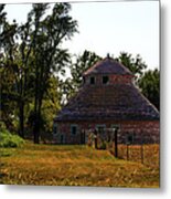 Old Round Barn Metal Print