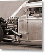 Old School Pick-up Metal Print