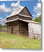 Old Tobacco Barn Metal Print