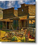 Old Town Cody Wyoming Metal Print
