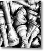 Old Trumpet Mouthpieces 2 Metal Print