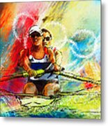 Olympics Rowing 03 Metal Print