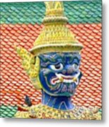 On Guard.. #thailand #travel Metal Print