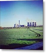 On The Way To #liverpool #green Metal Print