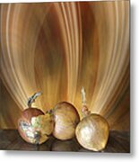 Onions Metal Print